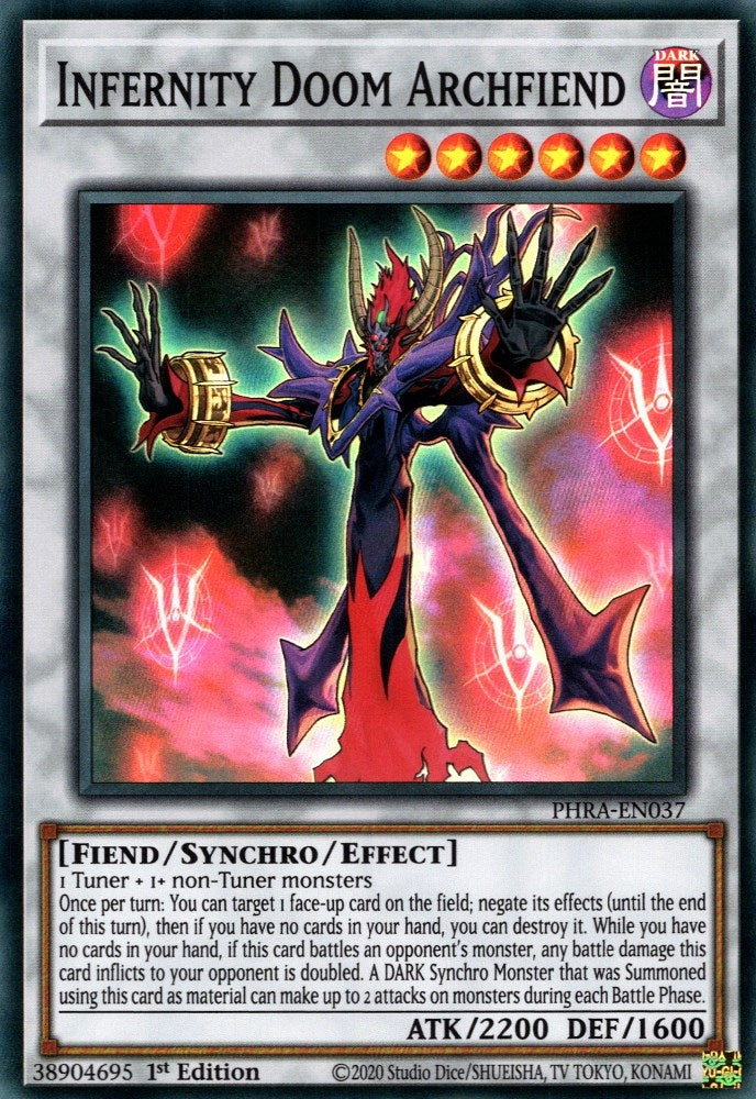 Infernity Doom Archfiend (37) (PHRA) - YuGiOh Single