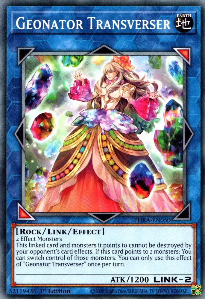 Geonator Transverser (50) (PHRA) - YuGiOh Single