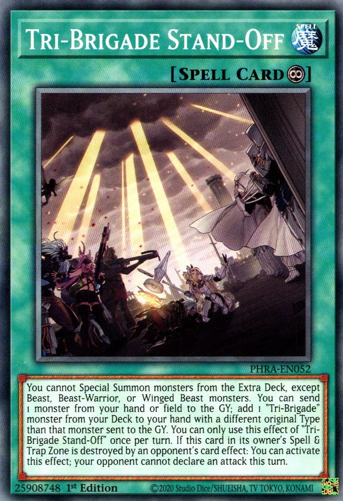 Tri-Brigade Stand-Off (52) (PHRA) - YuGiOh Single