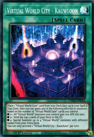 Virtual World City - Kauwloon (55) (PHRA) - YuGiOh Single