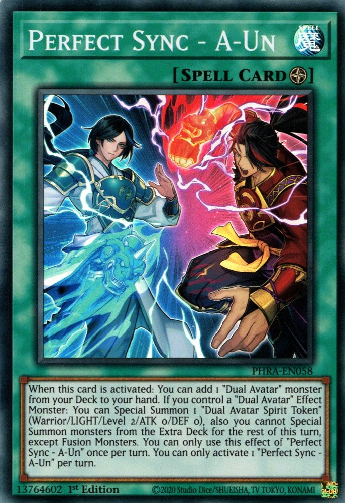 Perfect Sync - A-Un (58) (PHRA) - YuGiOh Single