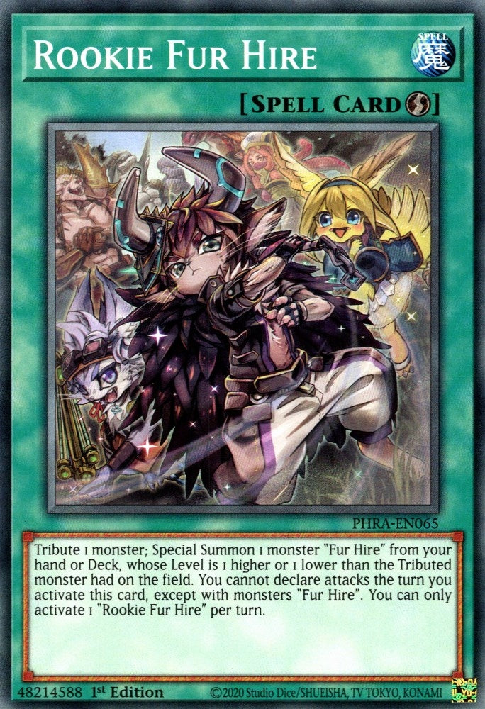 Rookie Fur Hire (65) (PHRA) - YuGiOh Single