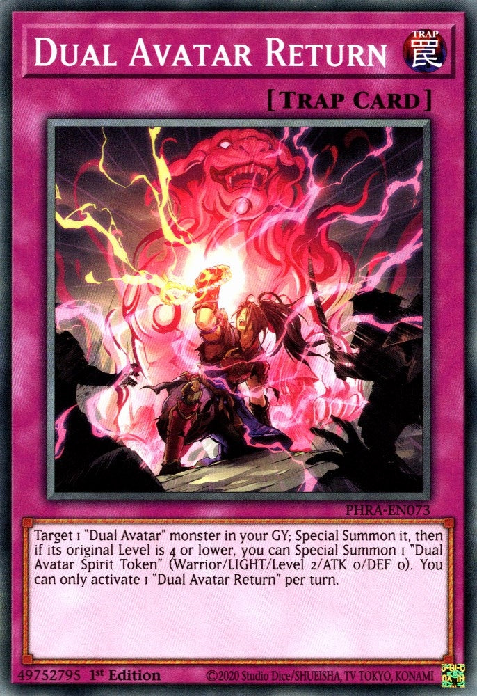 Dual Avatar Return (73) (PHRA) - YuGiOh Single