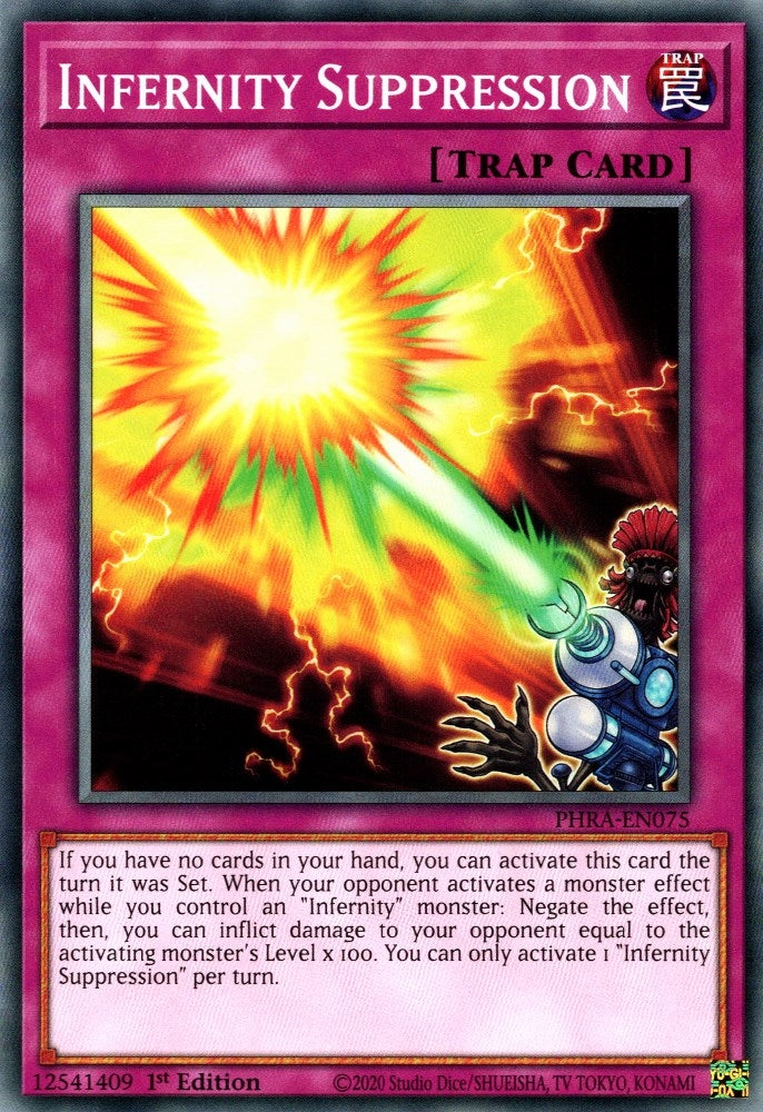 Infernity Suppression (75) (PHRA) - YuGiOh Single
