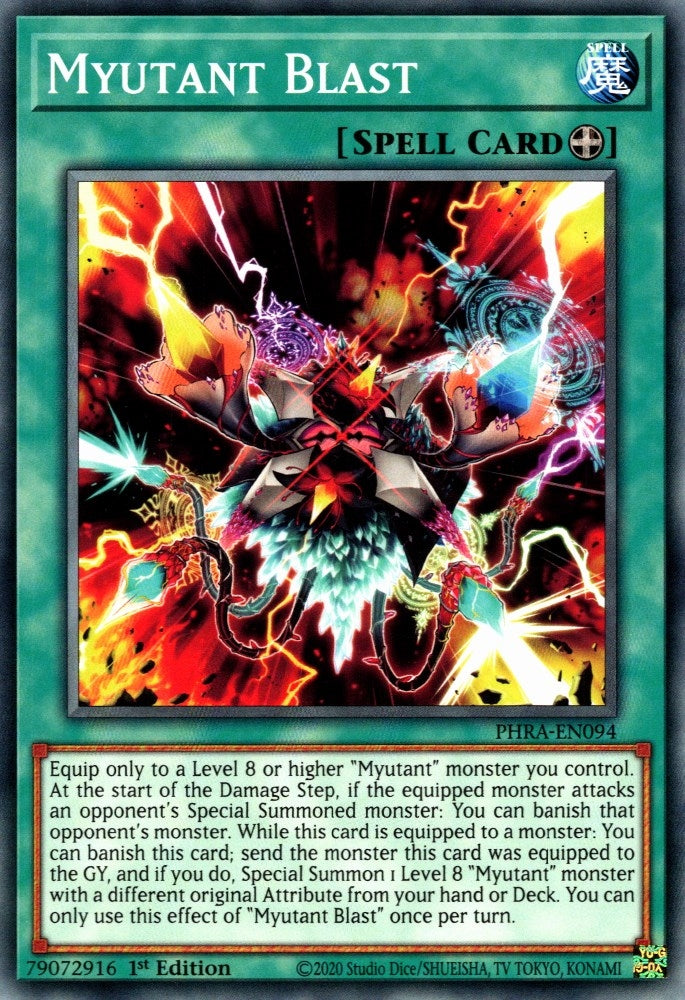 Myutant Blast (94) (PHRA) - YuGiOh Single