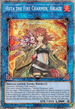 Hiita the Fire Charmer Ablaze (Starlight Rare) (100) (PHRA) - YuGiOh Single