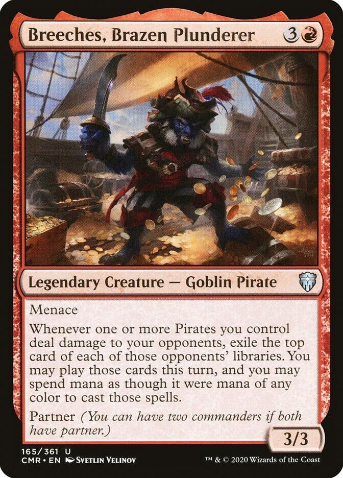 Breeches Brazen Plunderer (165) [CMR] - MTG Single