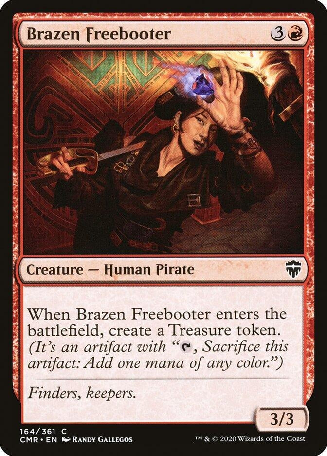 Brazen Freebooter (164) [CMR] - MTG Single