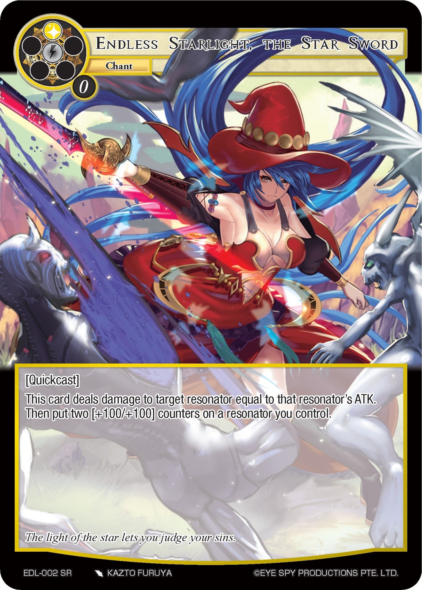 Endless Starlight the Star Sword (2) [EDL] - Force of Will Single