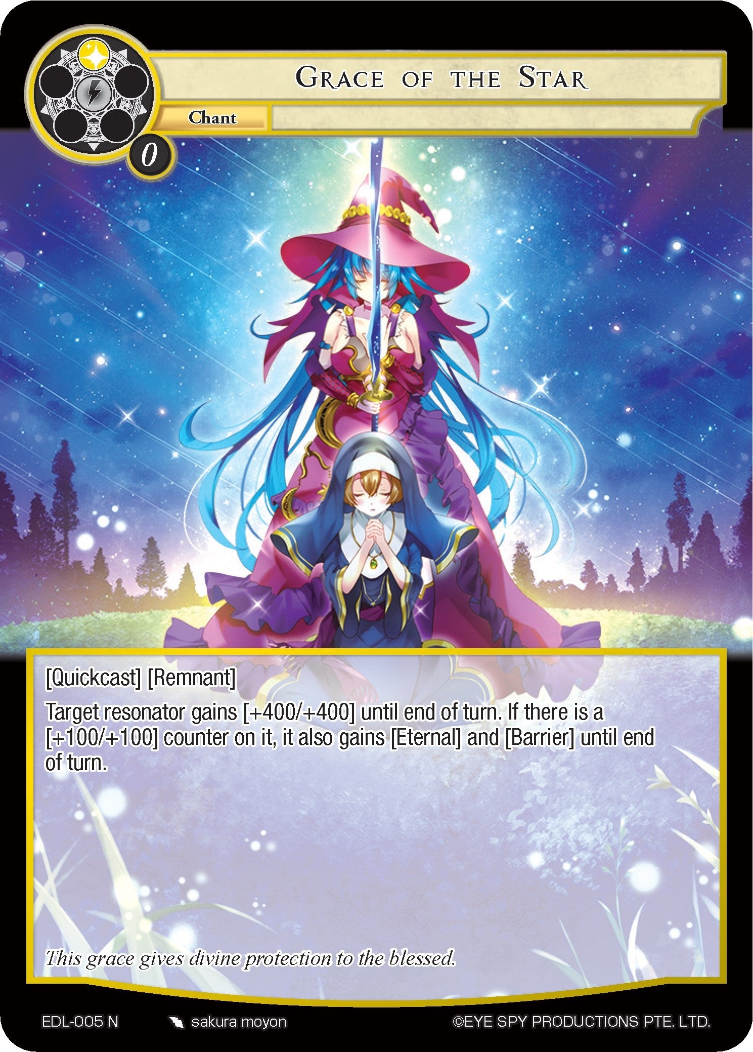 Grace of the Star (5) [EDL] - Force of Will Single