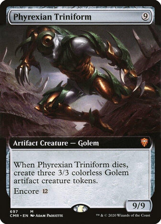 Phyrexian Triniform (Extended Art) (697) [CMR] - MTG Single
