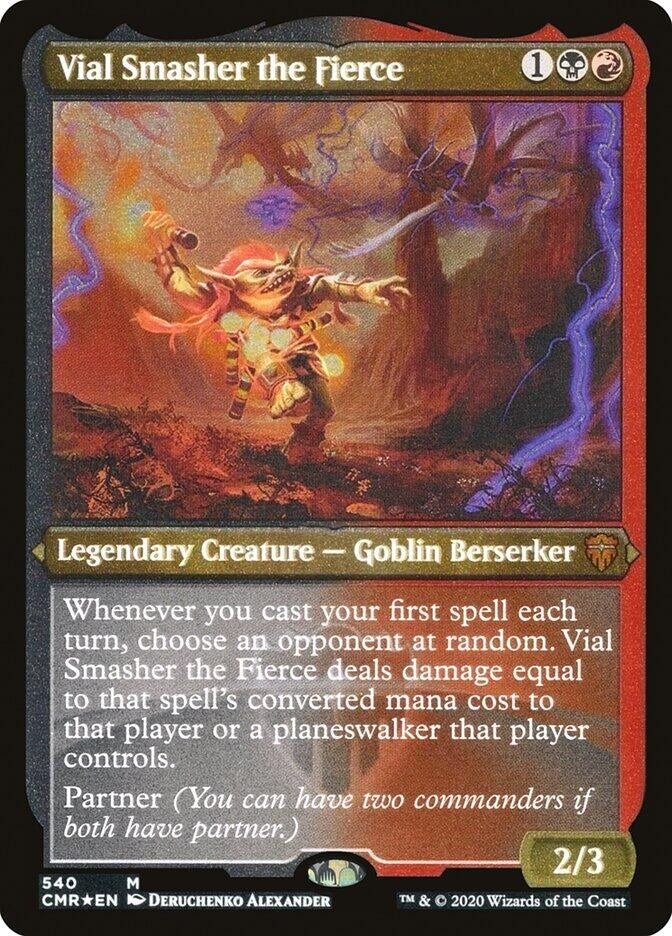 Vial Smasher the Fierce (Foil Etched) (540) [CMR] - MTG Single