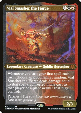 Vial Smasher the Fierce (Foil Etched) (540) [CMR] - MTG Single
