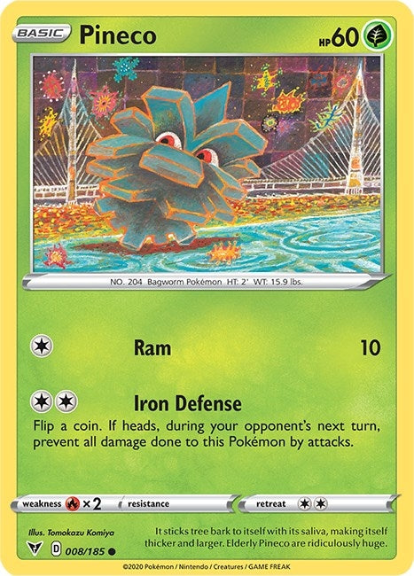 Pineco (008/185) (SWSH04: Vivid Voltage)