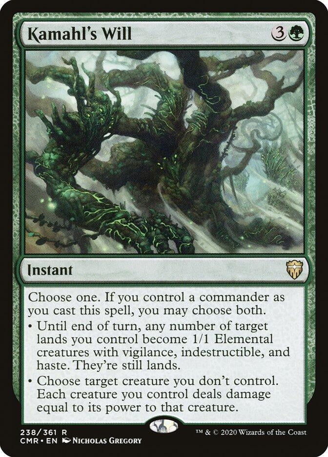 Kamahl’s Will (238) [CMR] - MTG Single