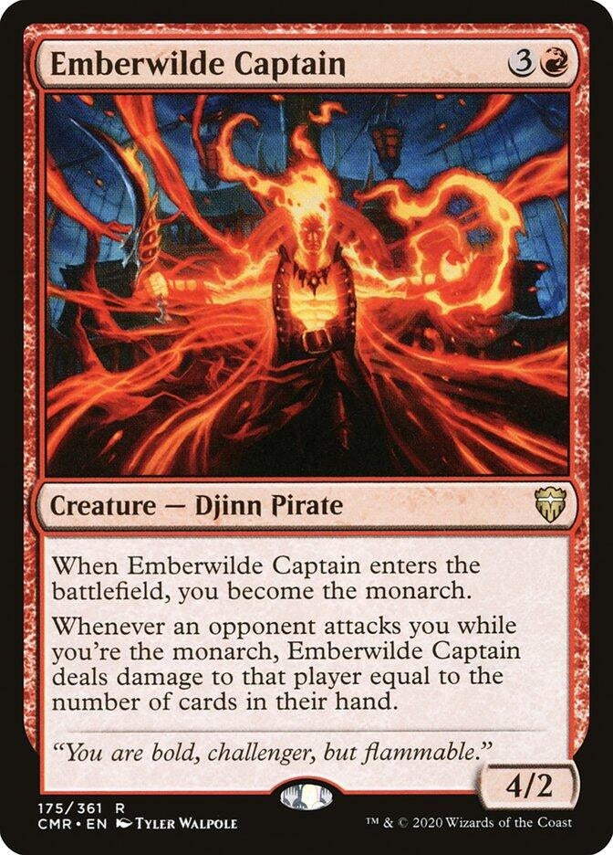 Emberwilde Captain (175) [CMR] - MTG Single