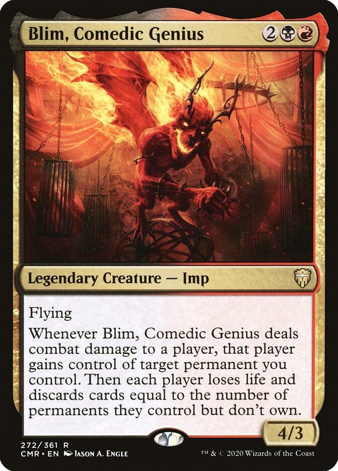 Blim Comedic Genius (272) [CMR] - MTG Single