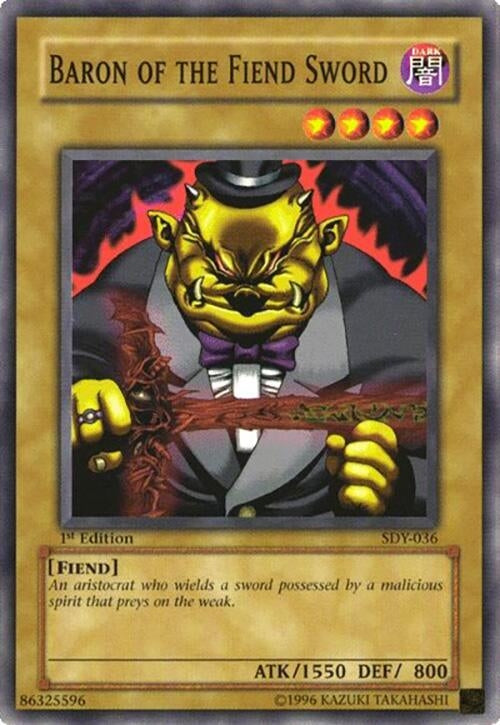 Baron of the Fiend Sword (36) - YuGiOh Single