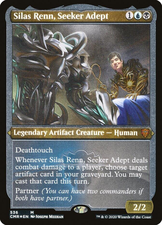 Silas Renn Seeker Adept (Foil Etched) (536) [CMR] - MTG Single