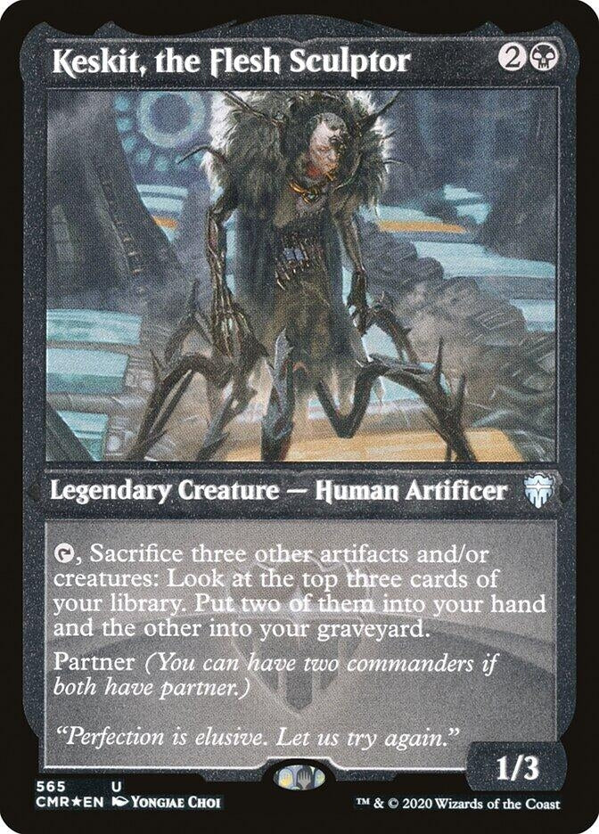Keskit the Flesh Sculptor (Foil Etched) (565) [CMR] - MTG Single