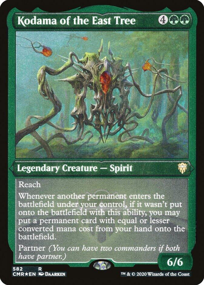 Kodama of the East Tree (Foil Etched) (582) [CMR] - MTG Single