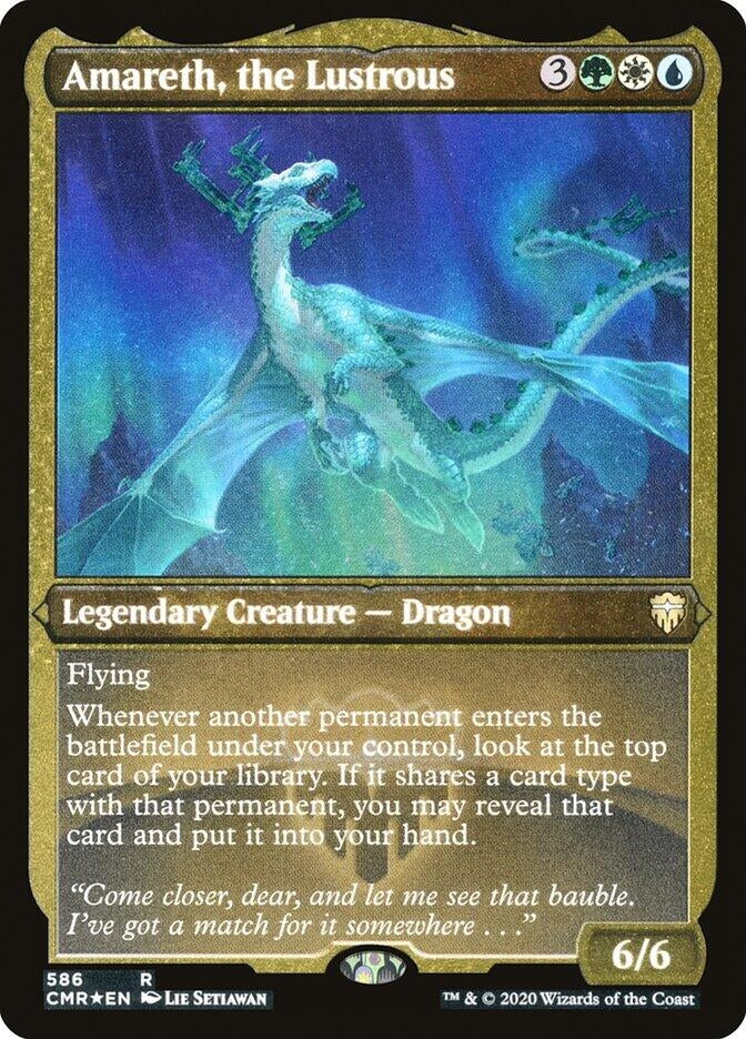 Amareth the Lustrous (Foil Etched) (586) [CMR] - MTG Single