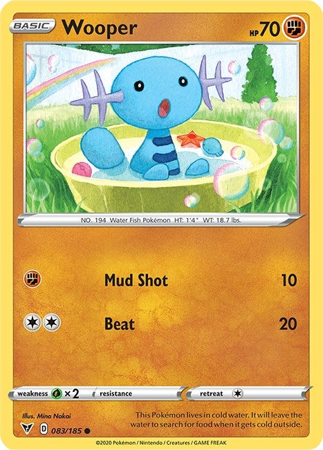 Wooper (083/185) (SWSH04: Vivid Voltage)