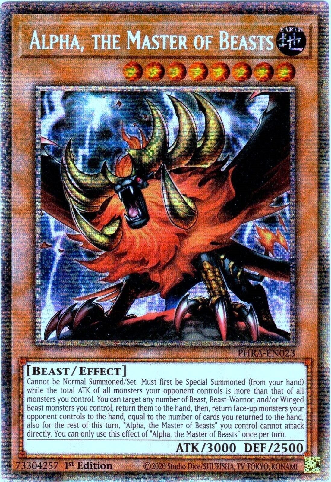 Alpha the Master of Beasts (Starlight Rare) (23) (PHRA) - YuGiOh Single