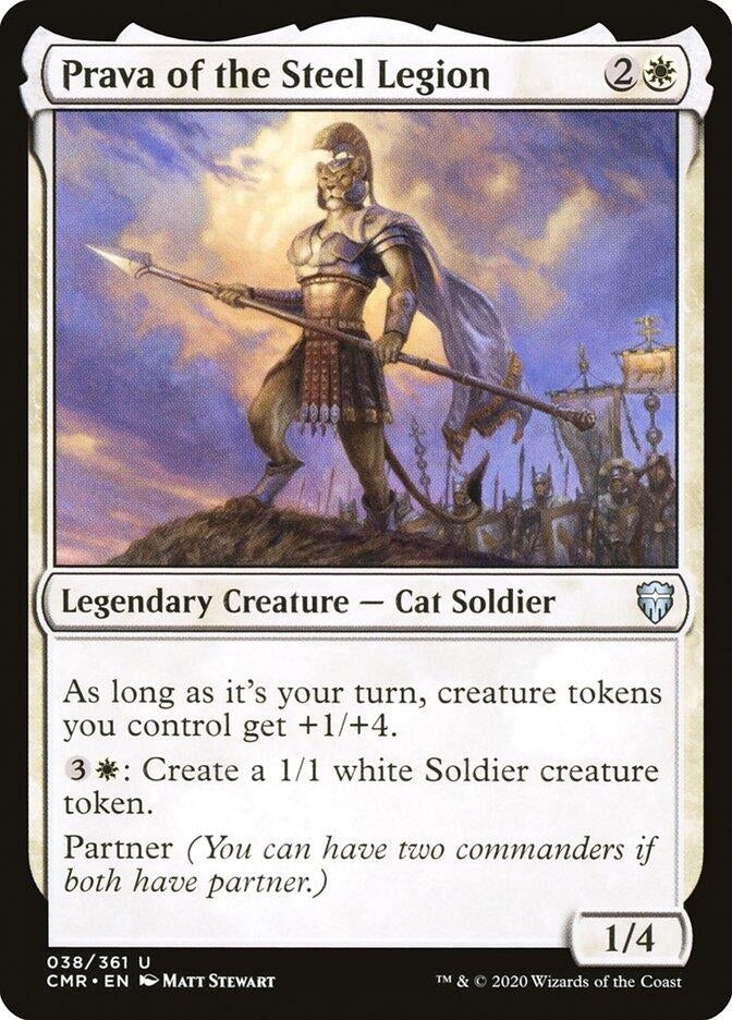 Prava of the Steel Legion (38) [CMR] - MTG Single