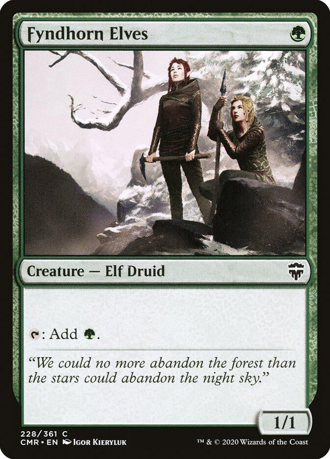 Fyndhorn Elves (228) [CMR] - MTG Single