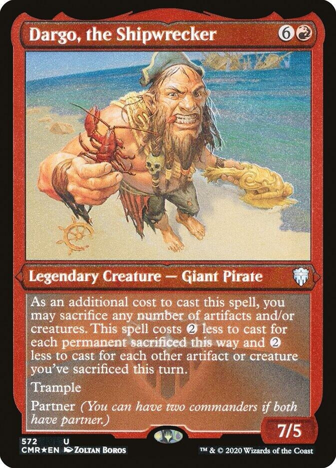 Dargo the Shipwrecker (Foil Etched) (572) [CMR] - MTG Single