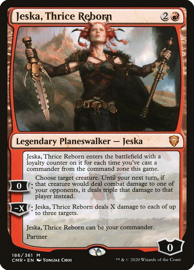 Jeska Thrice Reborn (186) [CMR] - MTG Single