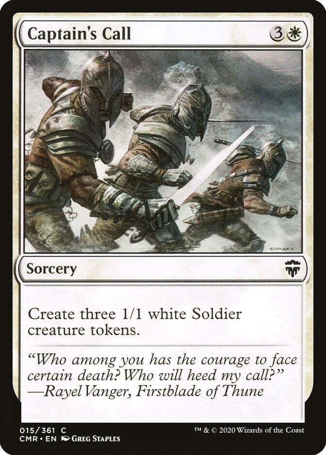 Captain’s Call (15) [CMR] - MTG Single