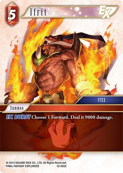 Ifrit EX (12) [OP12] - Final Fantasy TCG Single