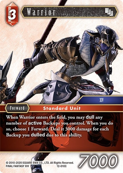 Warrior (12) [OP12] - Final Fantasy TCG Single