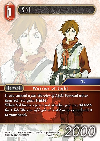 Sol (12) [OP12] - Final Fantasy TCG Single