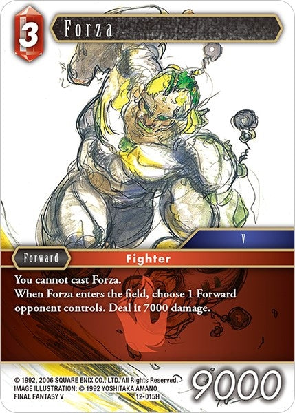 Forza (12) [OP12] - Final Fantasy TCG Single
