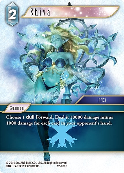 Shiva (12) [OP12] - Final Fantasy TCG Single