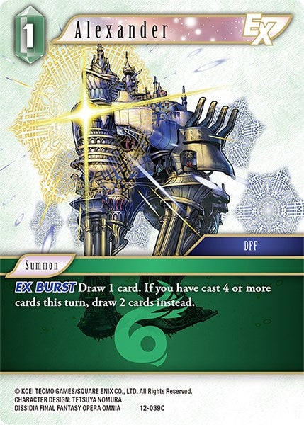 Alexander EX (12) [OP12] - Final Fantasy TCG Single