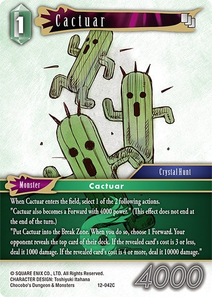 Cactuar (12) [OP12] - Final Fantasy TCG Single
