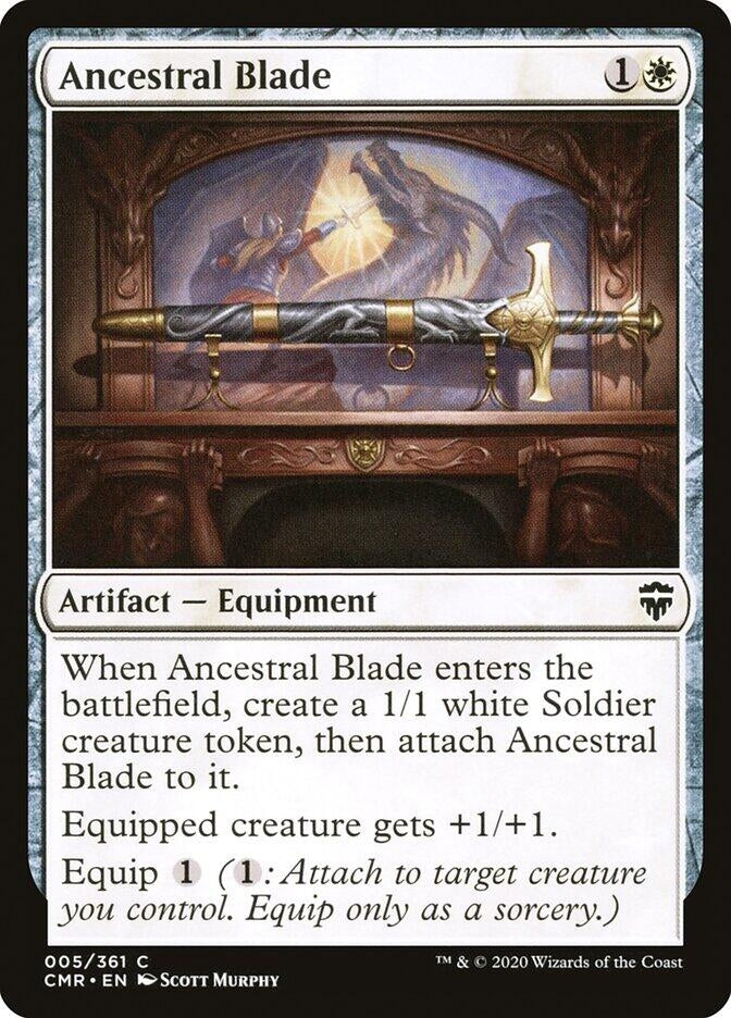 Ancestral Blade (5) [CMR] - MTG Single