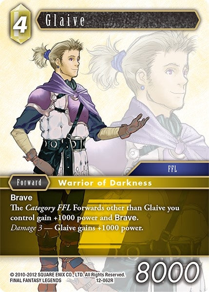Glaive (12) [OP12] - Final Fantasy TCG Single