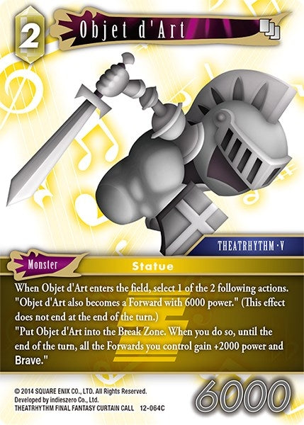 Objet d’Art (12) [OP12] - Final Fantasy TCG Single
