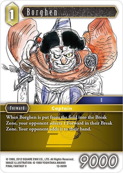 Borghen (12) [OP12] - Final Fantasy TCG Single