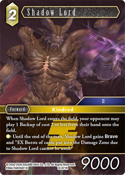 Shadow Lord (12) [OP12] - Final Fantasy TCG Single
