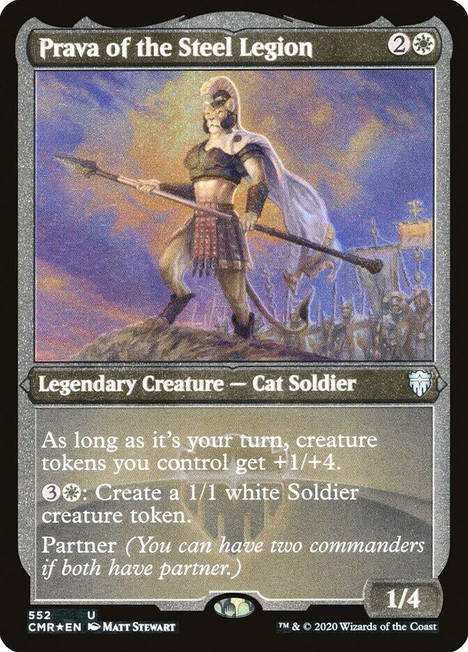 Prava of the Steel Legion (Foil Etched) (552) [CMR] - MTG Single
