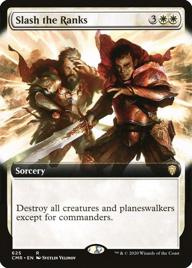 Slash the Ranks (Extended Art) (625) [CMR] - MTG Single