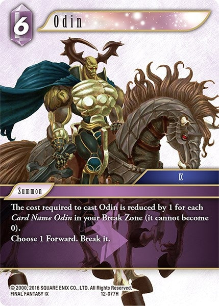 Odin (12) [OP12] - Final Fantasy TCG Single