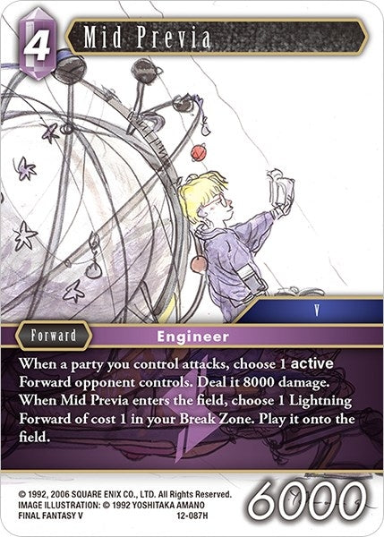 Mid Previa (12) [OP12] - Final Fantasy TCG Single