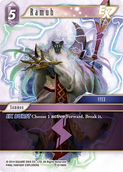 Ramuh EX (12) [OP12] - Final Fantasy TCG Single